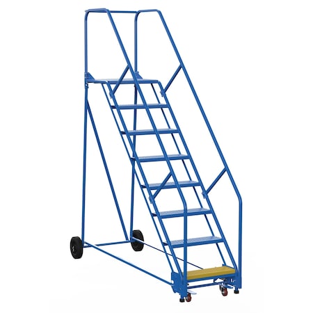 Vestil 110 H Steel Warehouse Ladder, 50 deg. Perf, 8 Step, 21", 8 Steps LAD-8-21-P-EZ